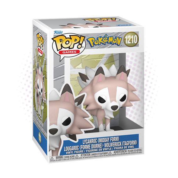 Funko Pop! Lycanroc Midday Form 1210 - Pokemon