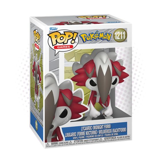 Funko Pop! Lycanroc Midnight Form 1211 - Pokemon
