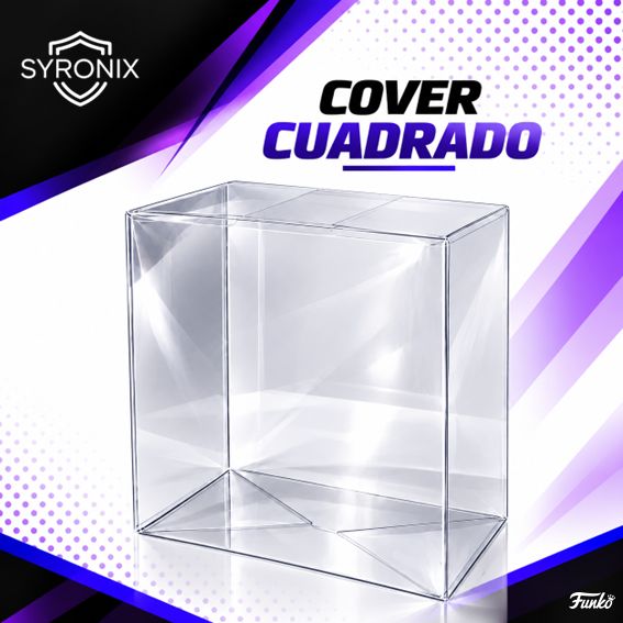 Protector Funko Pop Cover Cuadrado Syronix 0,5 mm – Pack