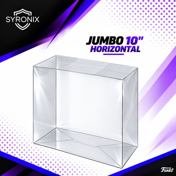 Protector Funko Pop Jumbo 10'' Horizontal Syronix 0,5 mm – Pack