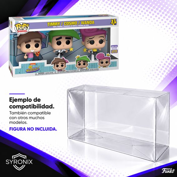 Protector Funko Pop 3 pack Syronix 0,5 mm – Pack