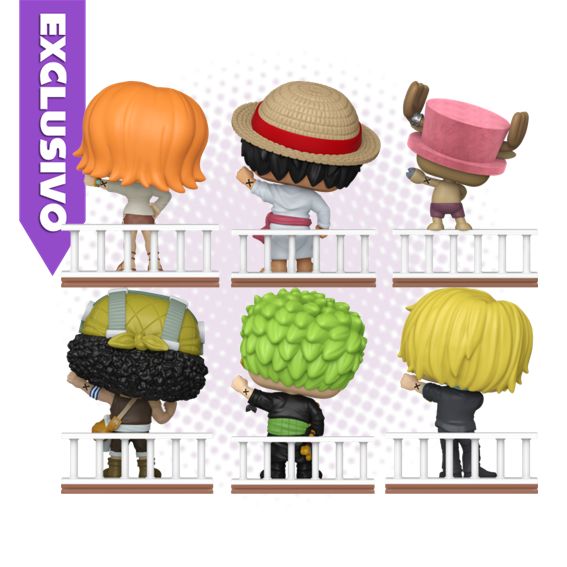 Funko Pop! Pack 6 Funkos One Piece Alabasta - Zoro, Usopp, Sanji, Nami, Chopper y Luffy in Going Merry