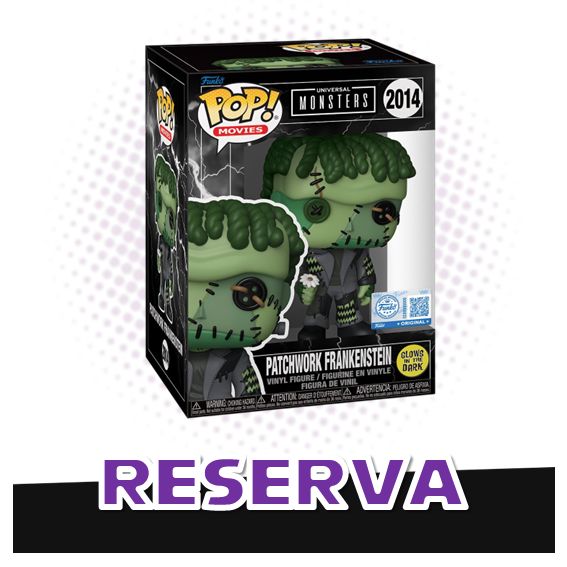 Funko Pop! Patchwork Frankenstein 2014 (SE) (Glow) - Universal Monsters RESERVA