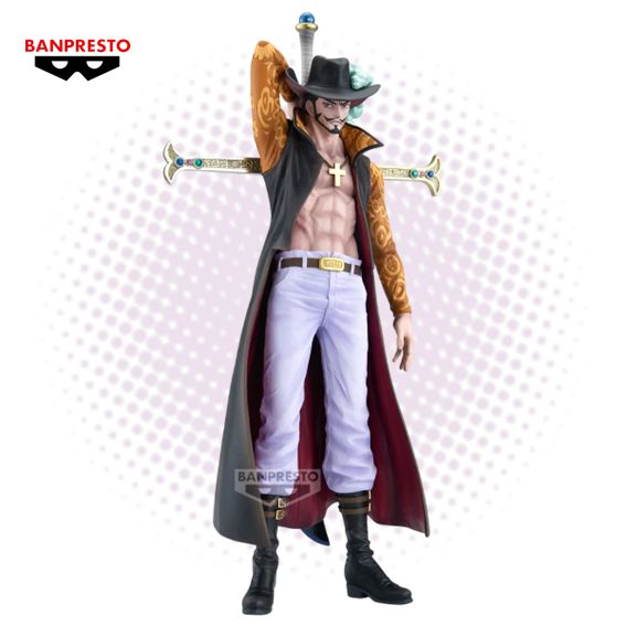Figura Banpresto Dracule Mihawk – One Piece Premium (The Brush) 34cm RESERVA
