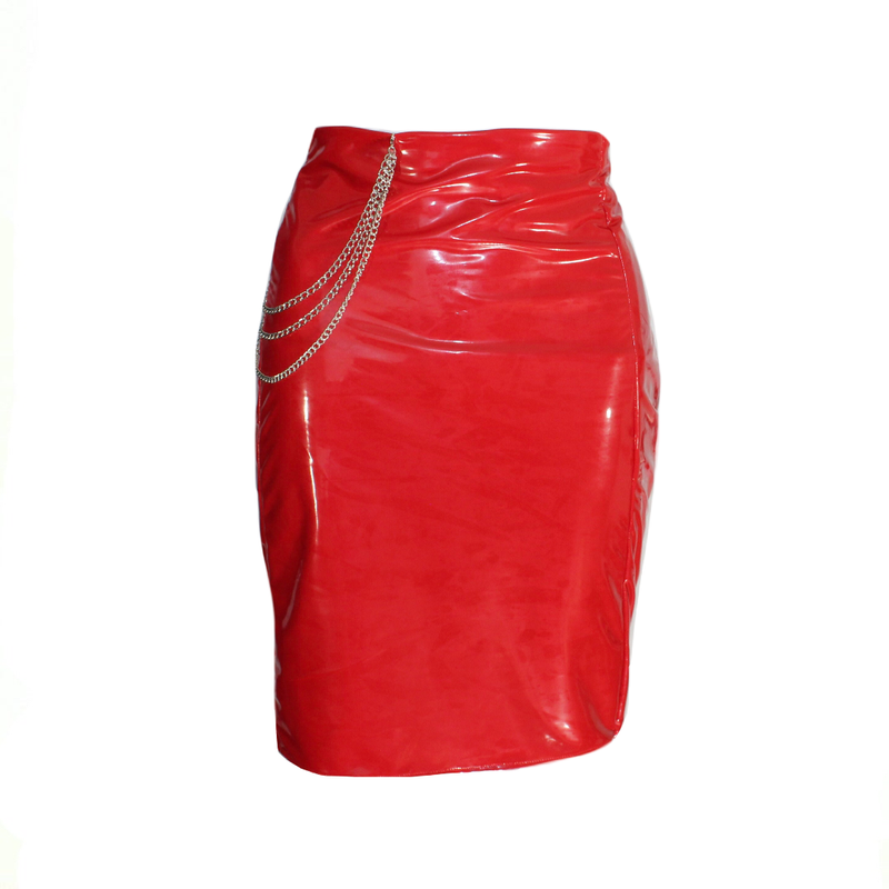 Liquid Pencil Skirt