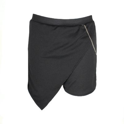 Asymmetrical Skort-Removable Chain