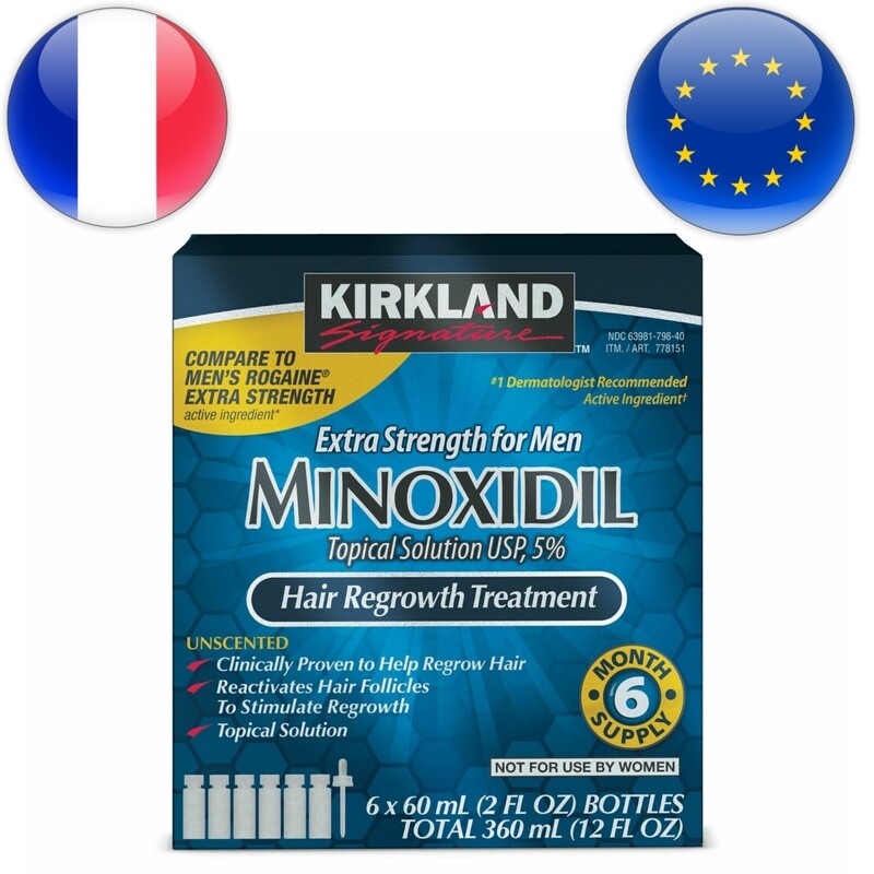Kirkland Minoxidil 5% -- 6 Mois