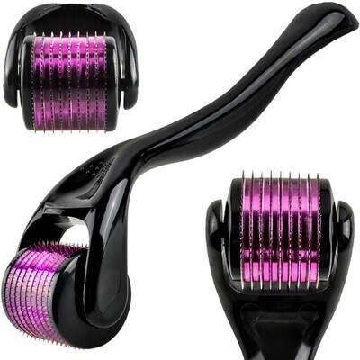 Dermaroller 540 micro-aiguilles, Noir