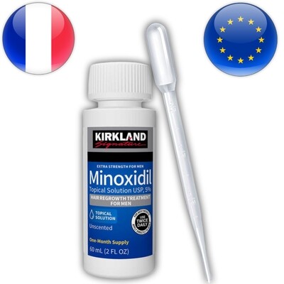 Kirkland Minoxidil 5% -- 1 à 6 Mois