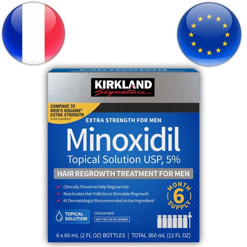 Kirkland Minoxidil 5% -- 6 Mois