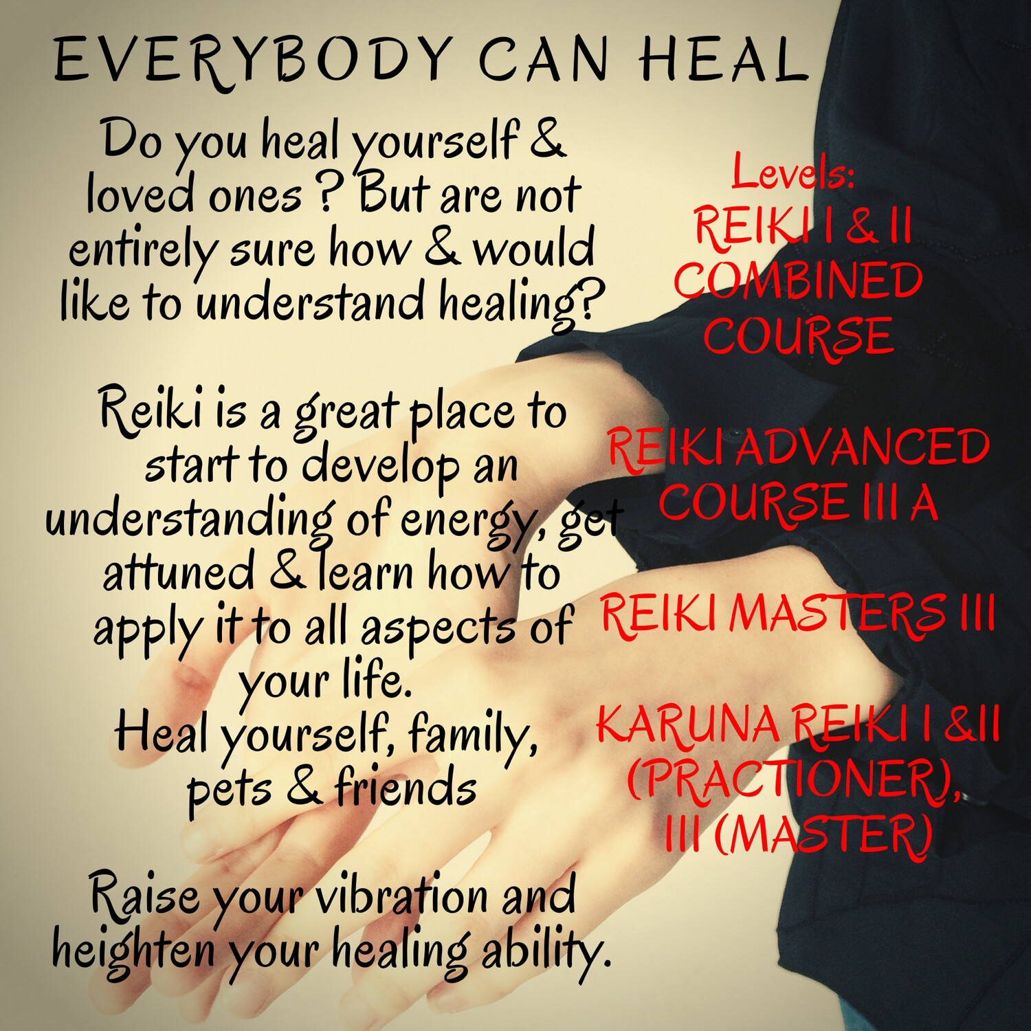 REIKI &amp; KARUNA HEALING COURSES