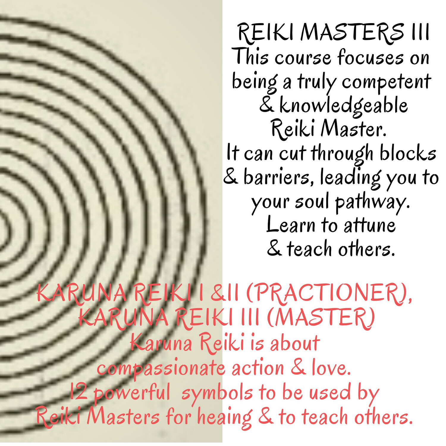 REIKI &amp; KARUNA HEALING COURSES