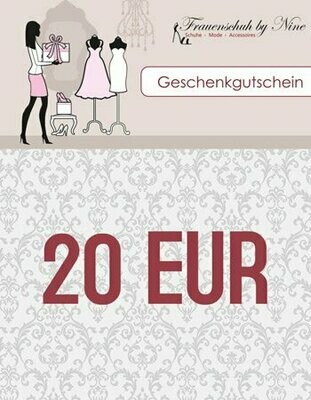 Geschenkgutschein 20 Euro