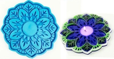 Mandala flower mold