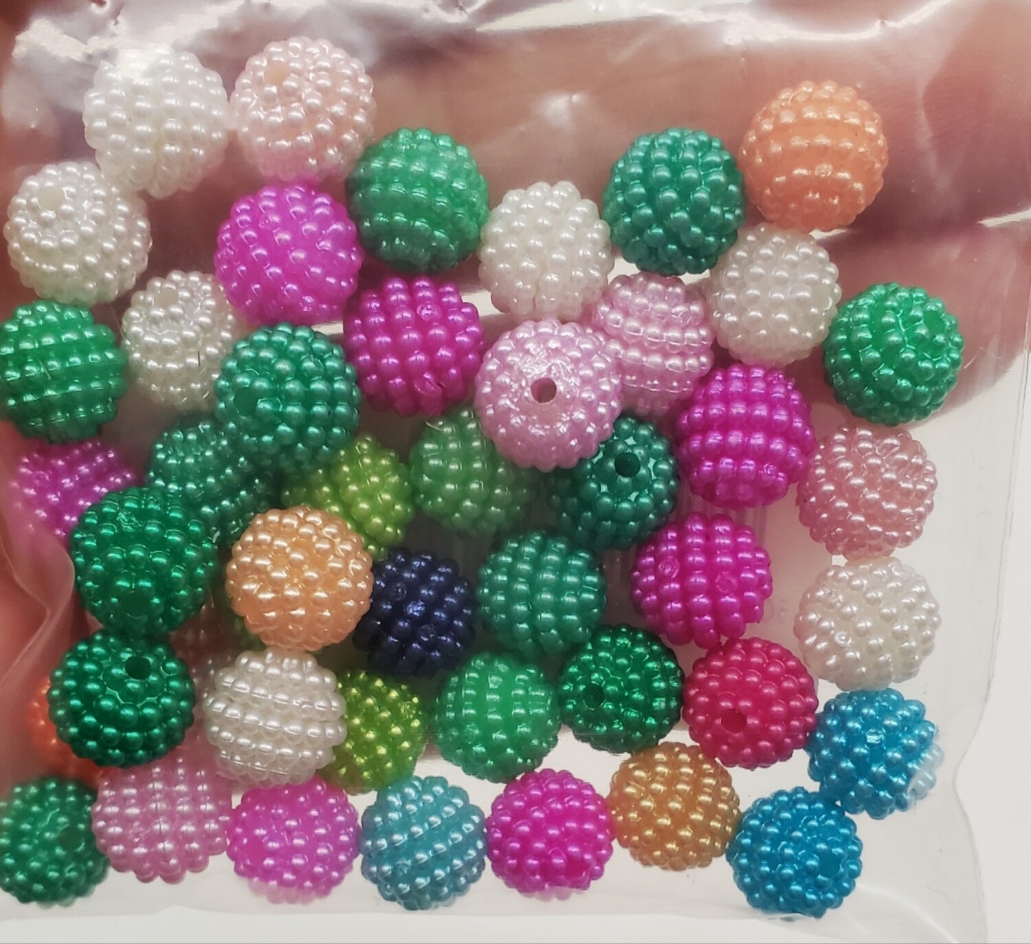 50pc Bayberry beads 10mm