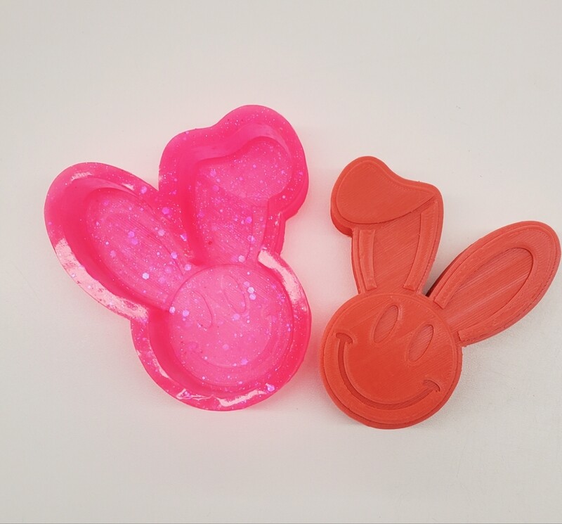 Smiley Bunny Freshie Mold