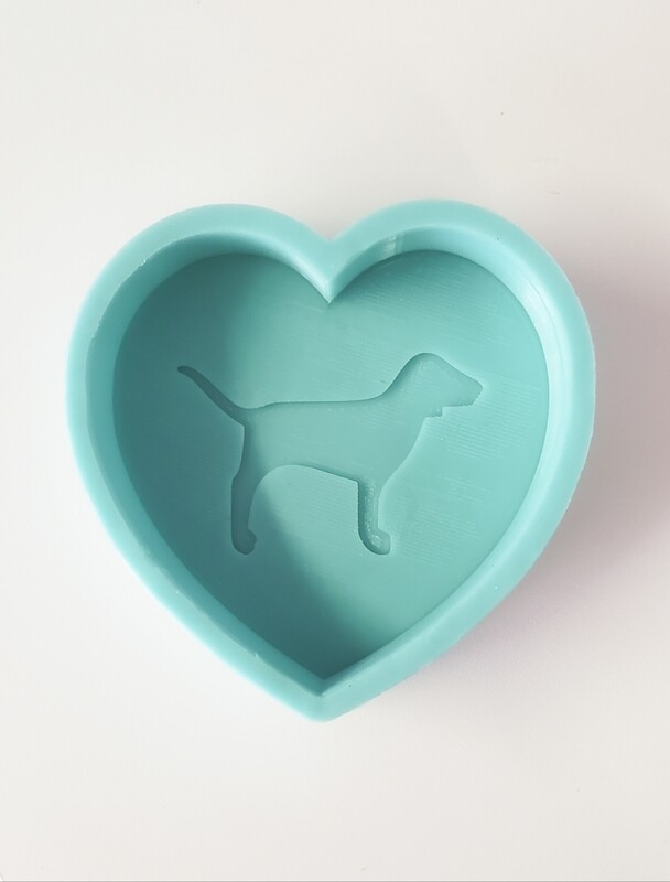 Heart Puppy Freshie Mold