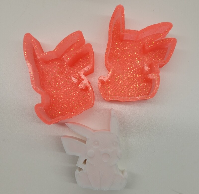 Pikachu vent freshie mold set