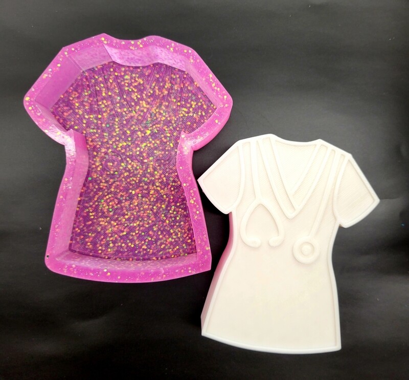 Scrub Top Freshie Mold