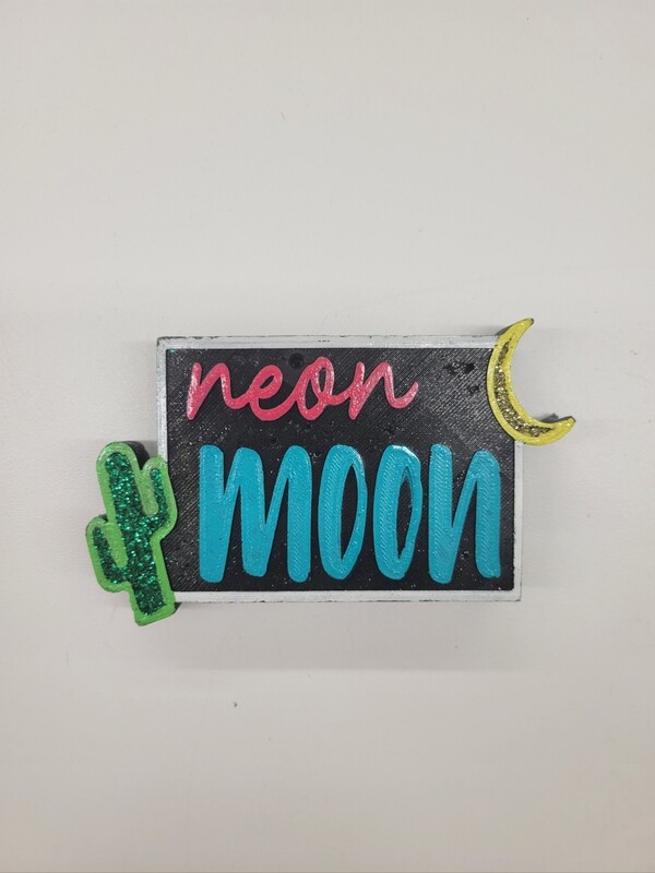 Neon Moon Freshie Mold