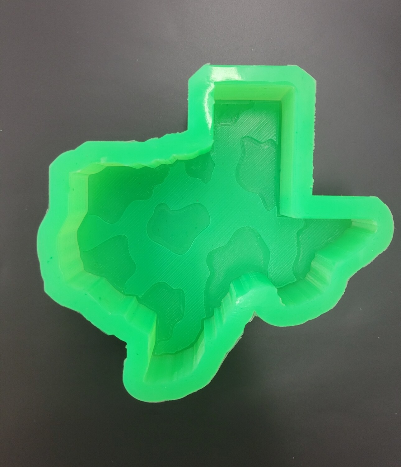 Texas Cow Print Freshie mold
