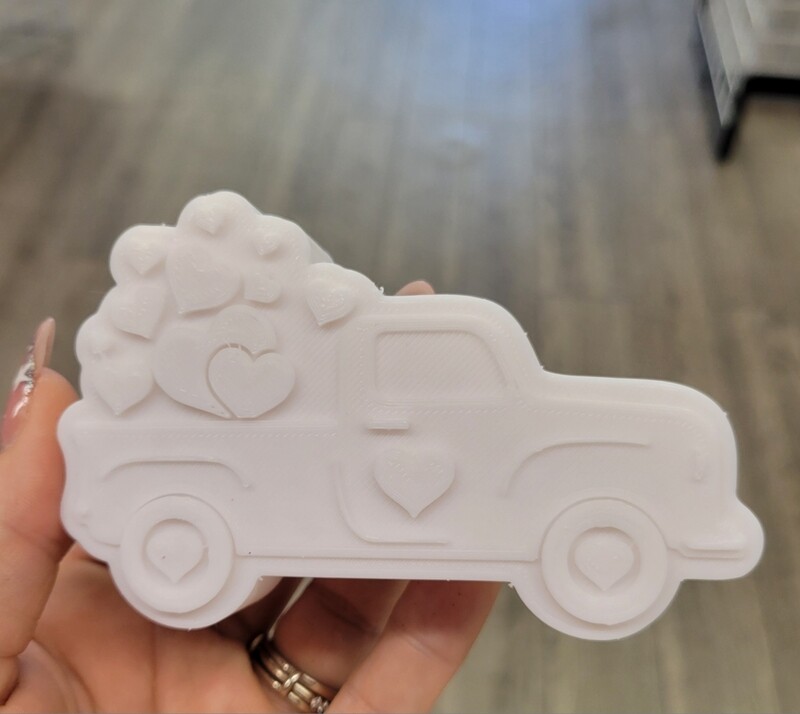 Vday Truck freshie mold