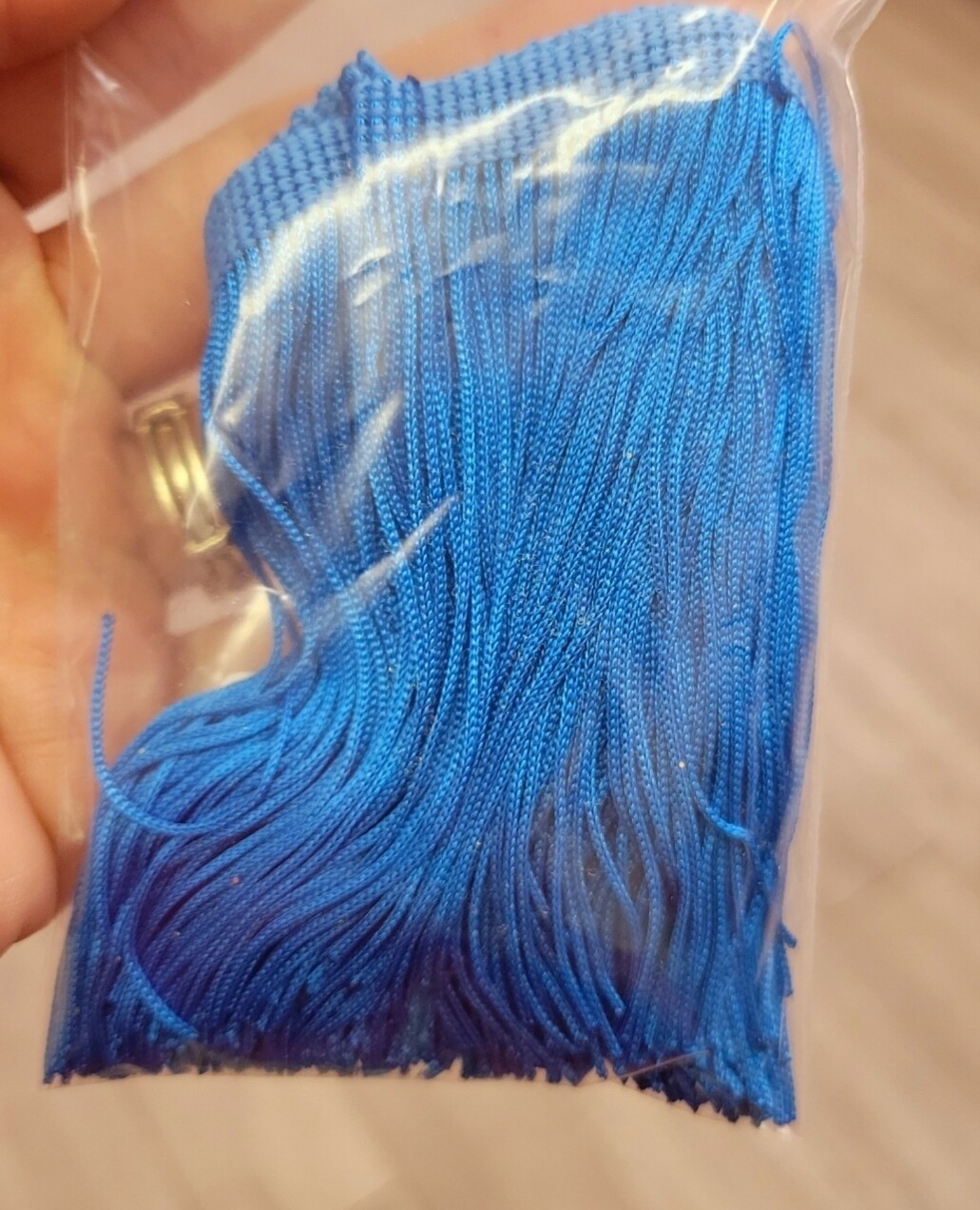 Turquoise Fringe 1yd