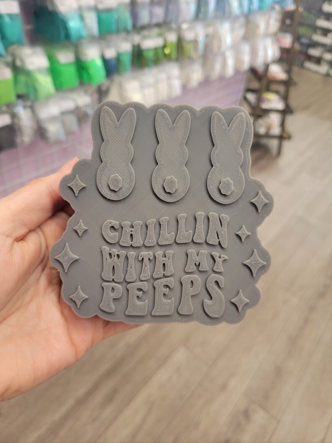 Chillin w my Peeps freshie mold