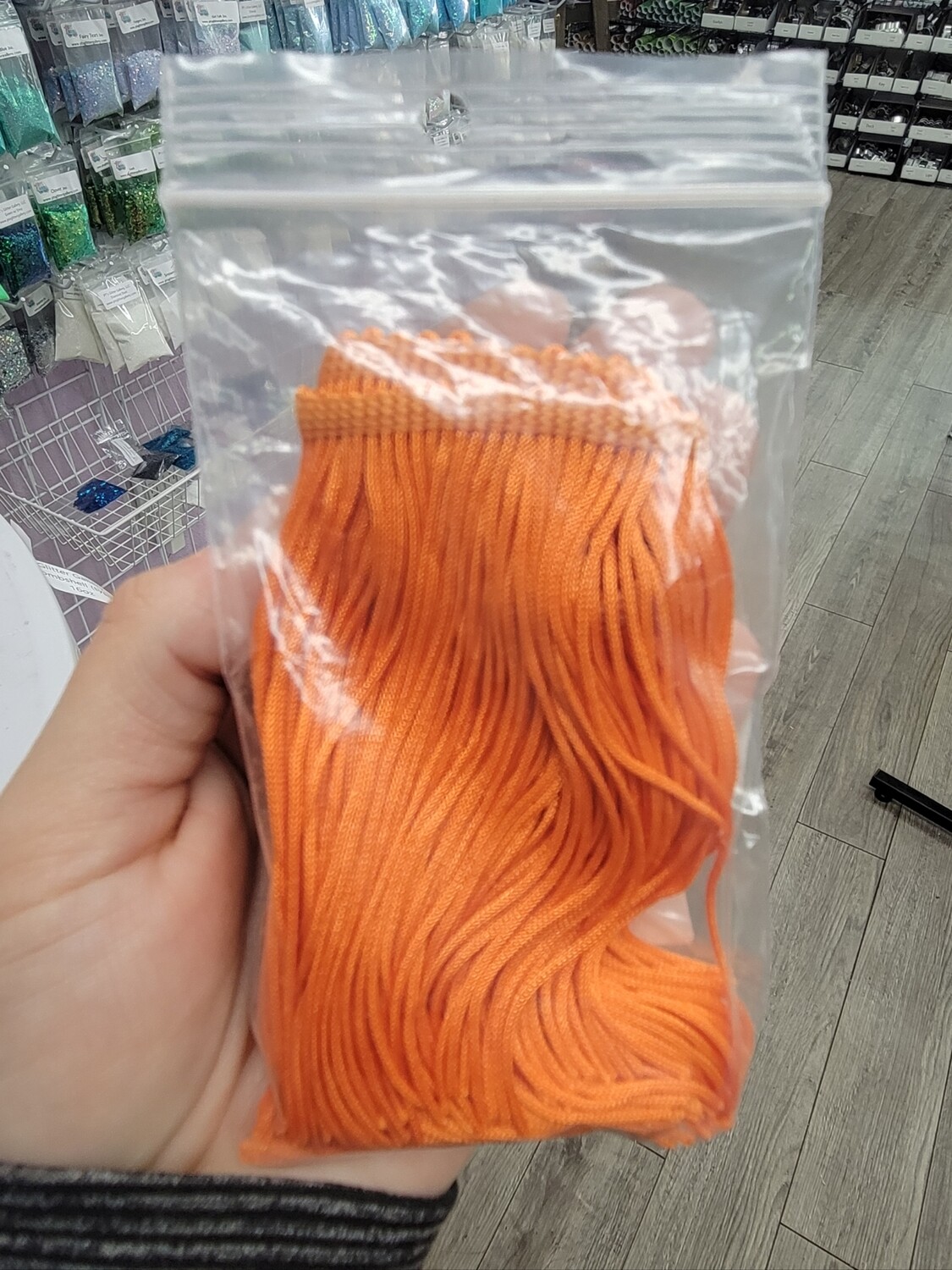 Orange Fringe 1 yd
