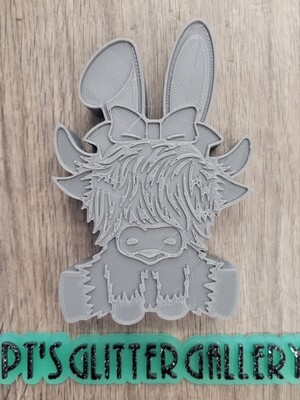 Highland Cow Easter Freshie mold