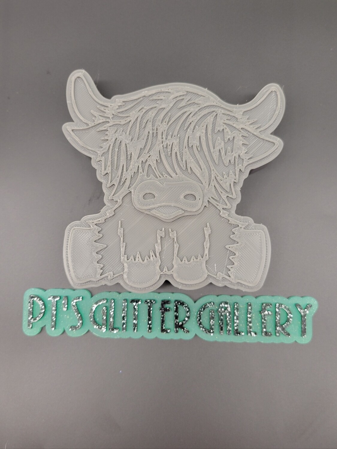 Highland cow freshie mold