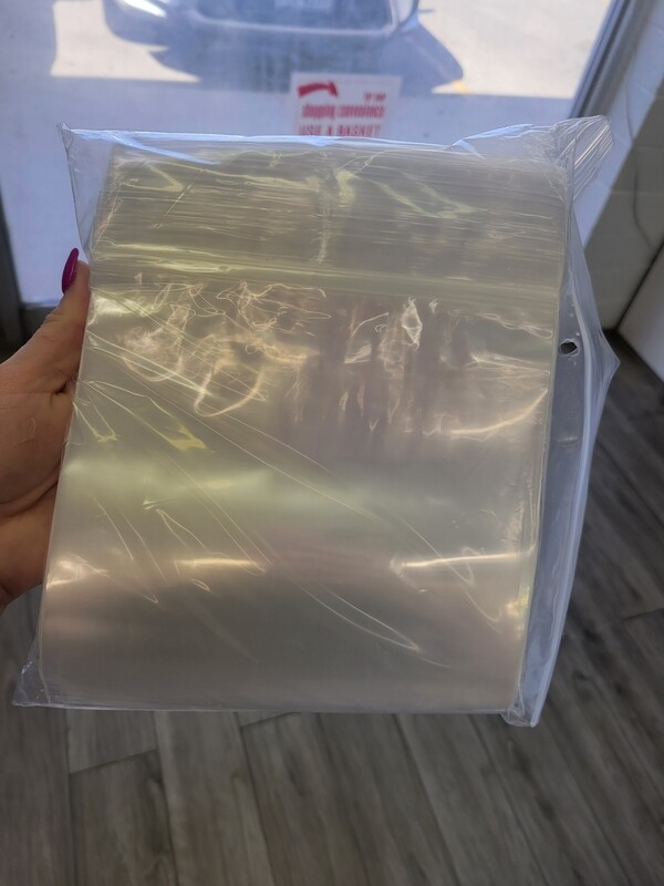 7x7 clear bags