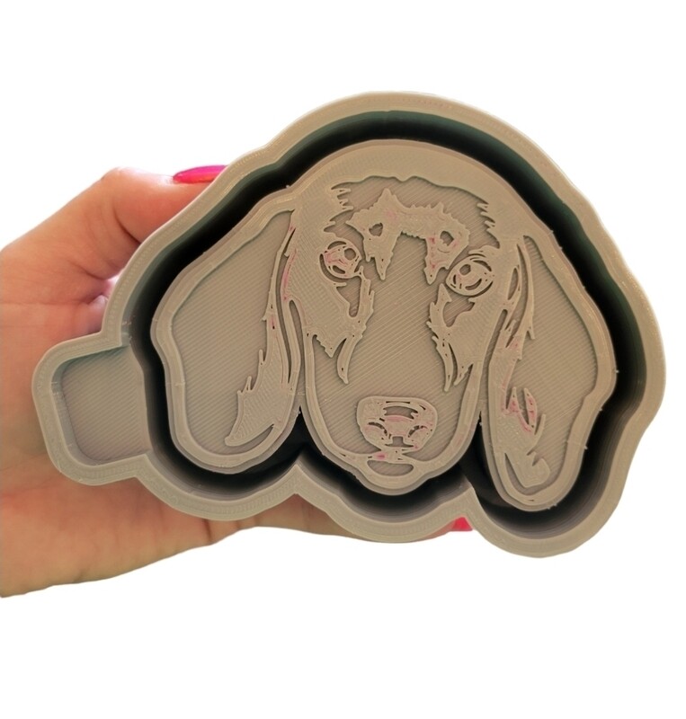 Weenie dog freshie mold