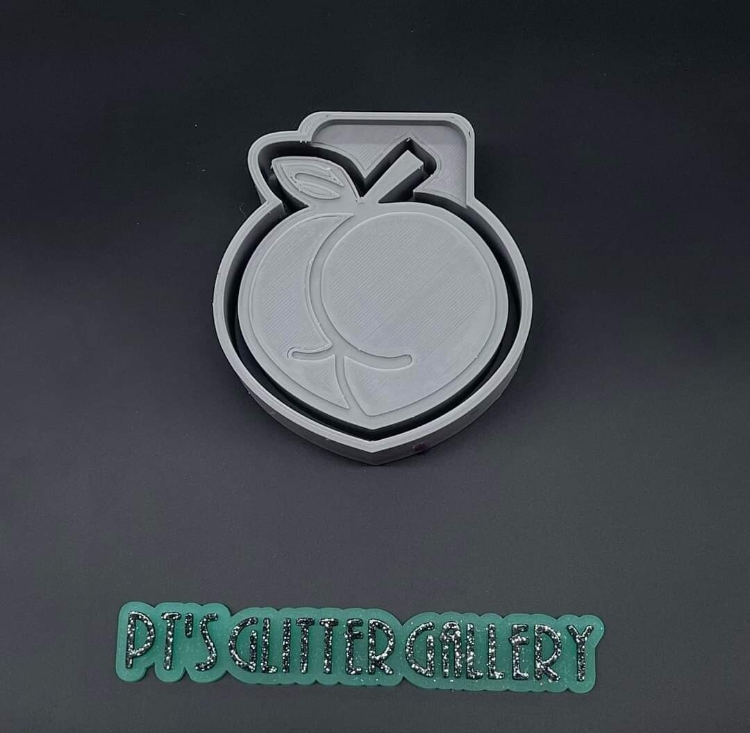 Peach booty freshie mold
