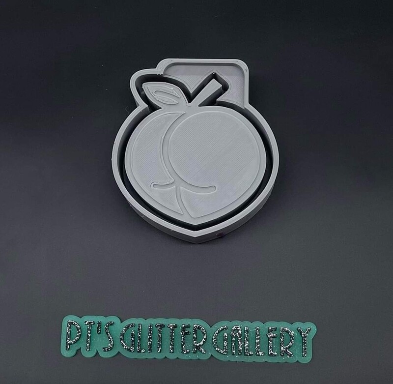Peach booty freshie mold