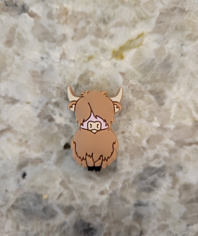 Brown Highland cow