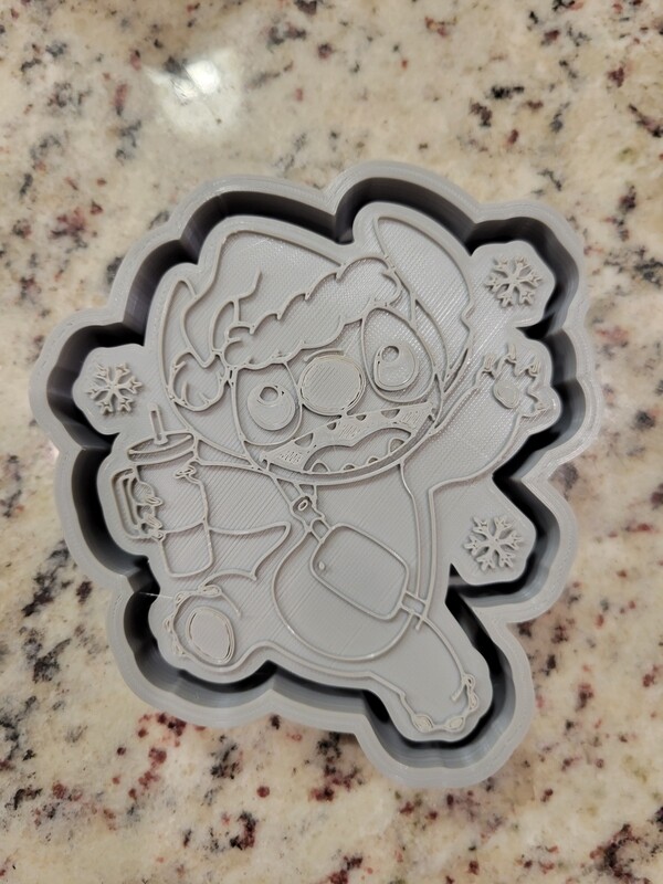 Christmas Stitch Freshie Mold