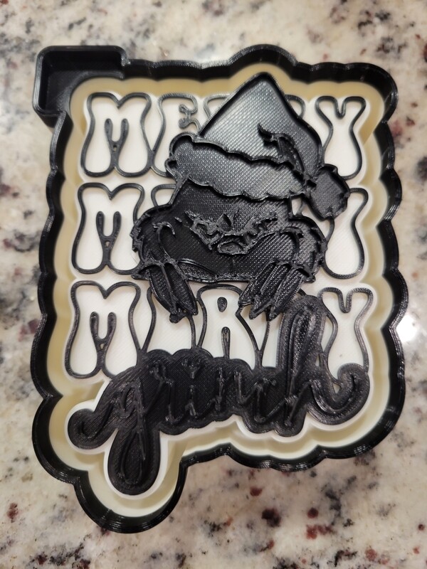 Merry Grinch Freshie mold