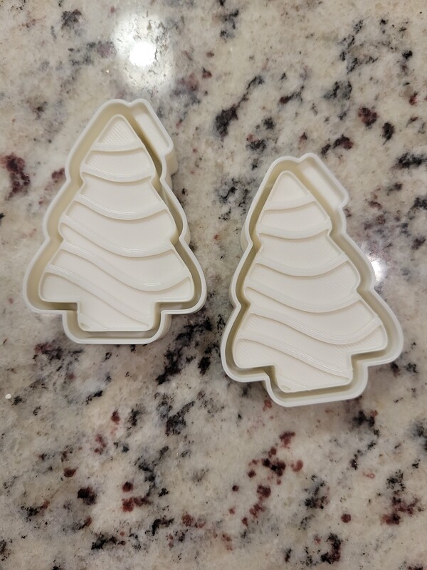 Tree cake freshie vent molds 2pk