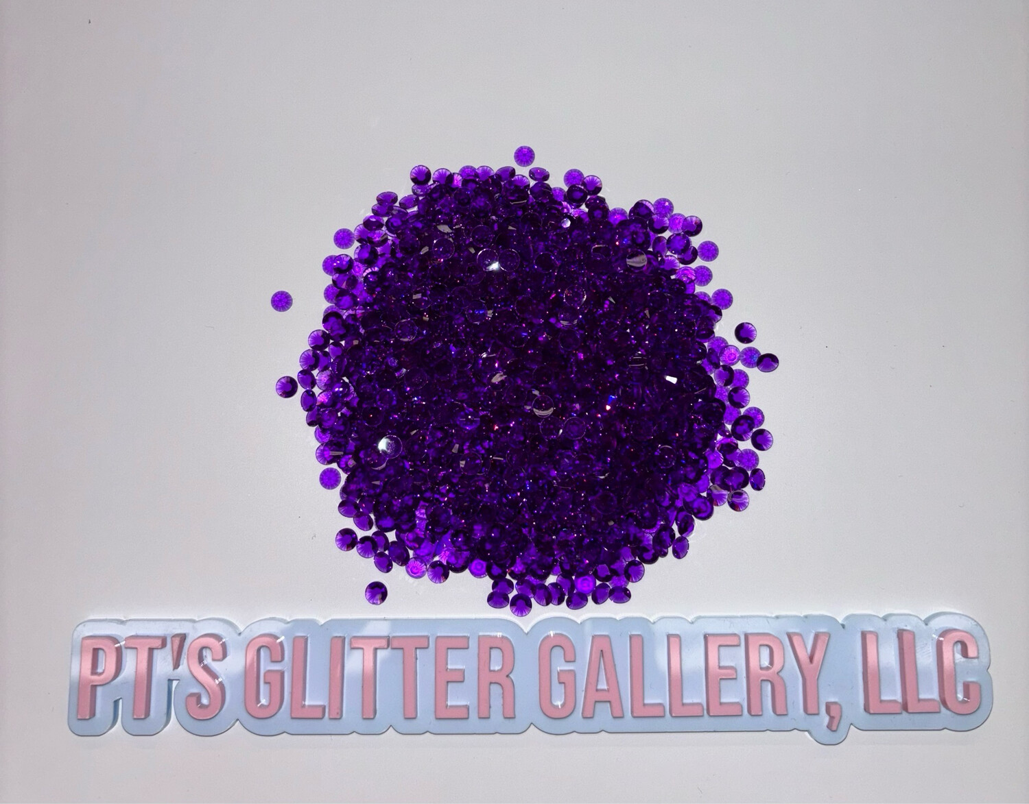 Dark Purple Translucent Rhinestones