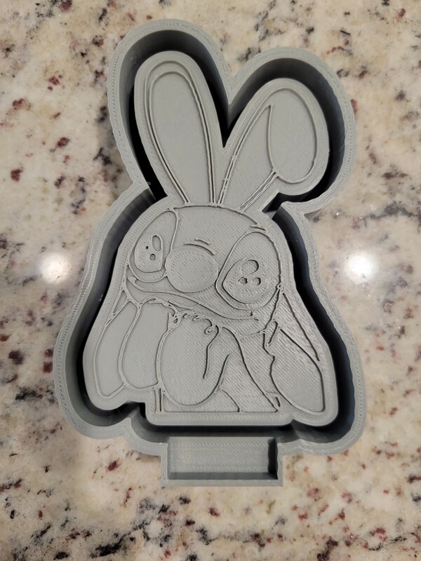 Stitch bunny freshie mold
