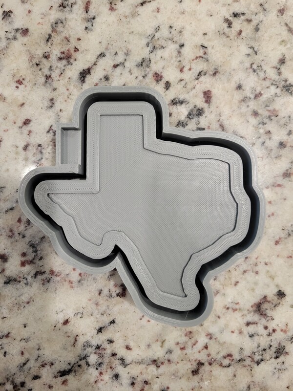 Texas shaker freshie mold