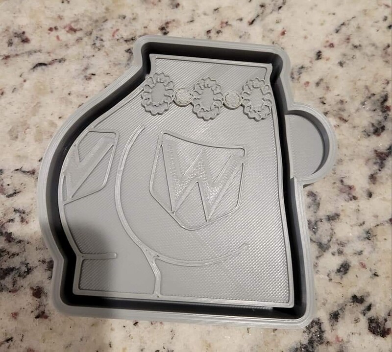 Wrangler booty freshie mold
