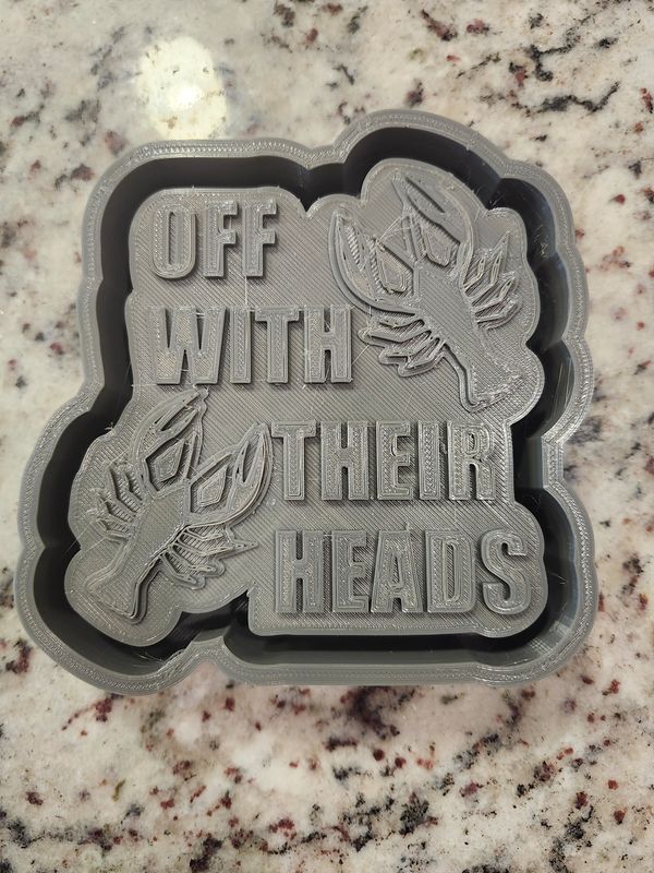 Off with their heads freshie mold