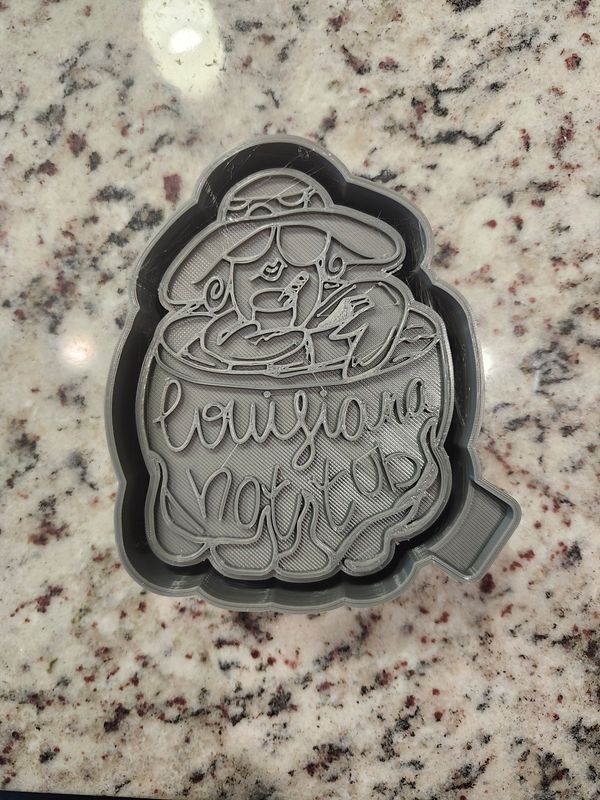 Louisiana Hot tub freshie mold