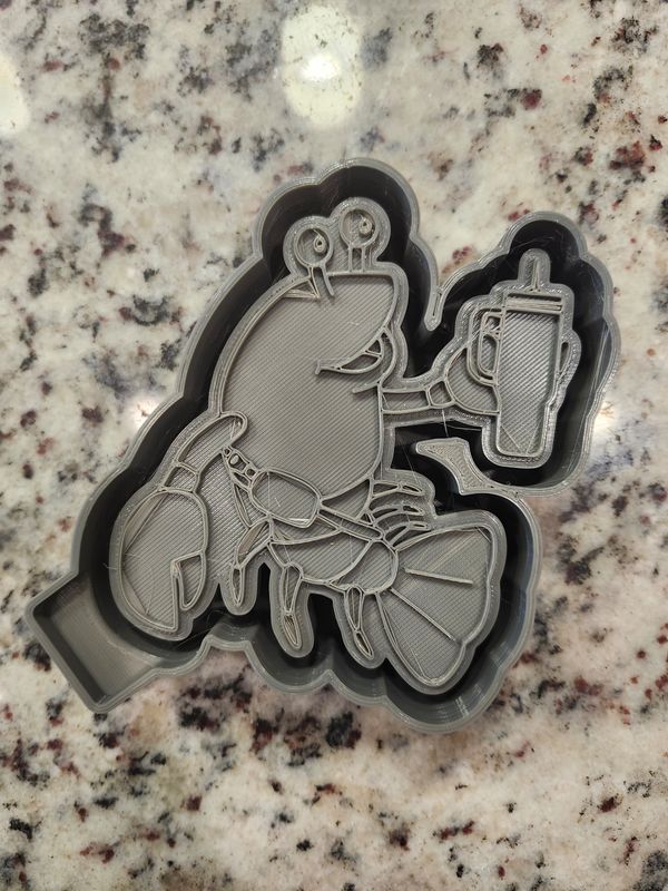 Crawfish freshie mold