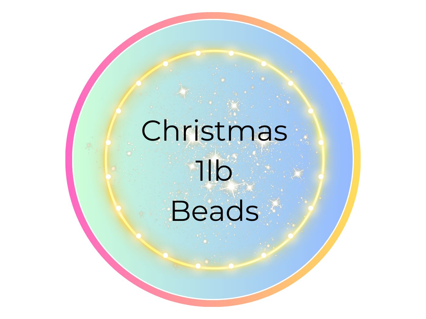 Christmas 1 lb Beads