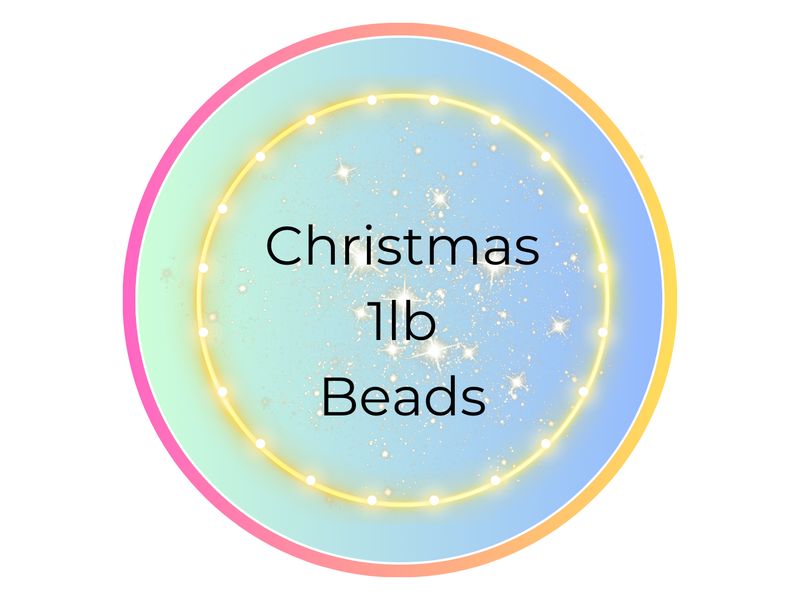 Christmas 1 lb Beads