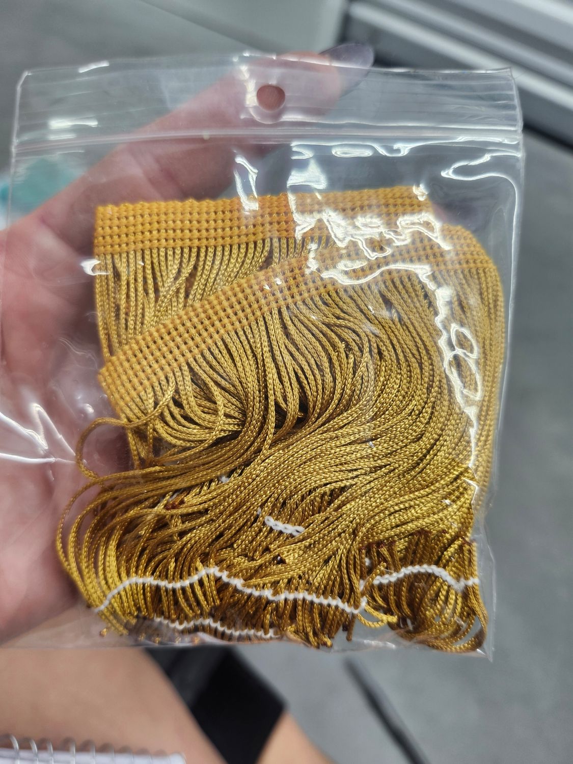 Gold Fringe 1yd