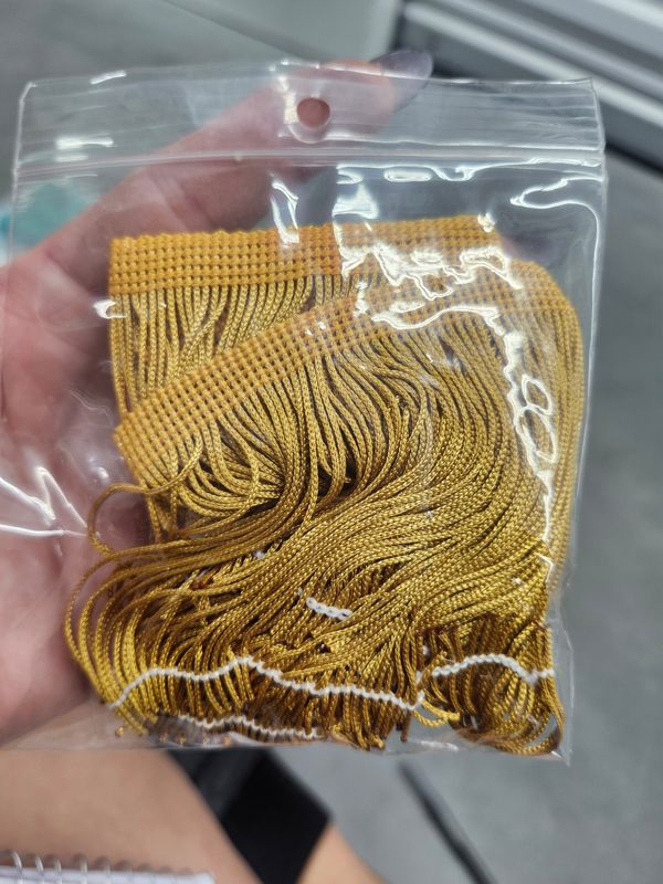 Gold Fringe 1yd